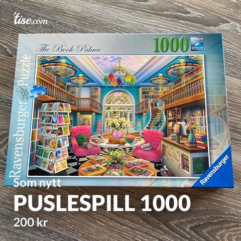 Puslespill 1000 biter Ravensburger