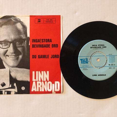 LINN ARNOLD / INGA STORA BEVINGADE ORD - 7" VINYL SINGLE