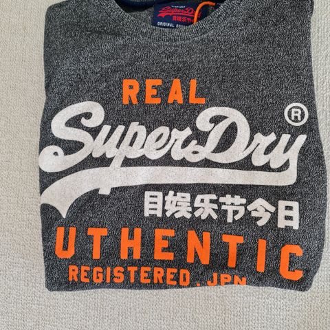 Superdry tshirt grå medium