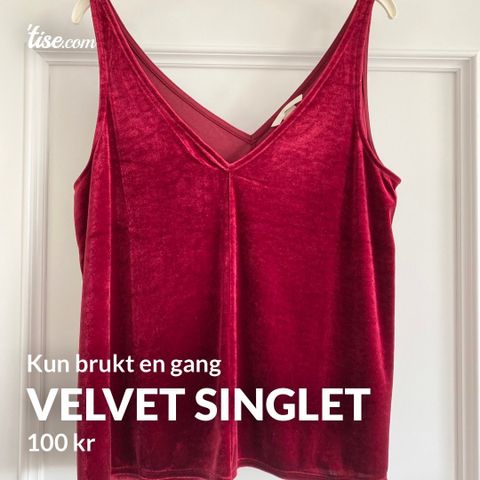 Red Velvet Singlet
