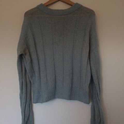 Ull + mohair strikkegenser