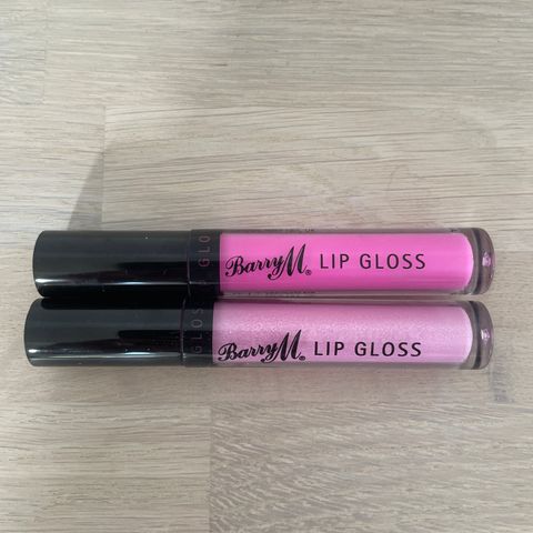 Barry M lipgloss i to rosafarger