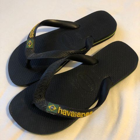 Hawaianas sorte med Brasil logo str 35-36