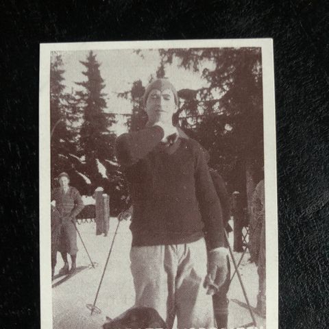 Johan Grøttumsbraaten OL 1928 kombinert langrenn ski sigarettkort