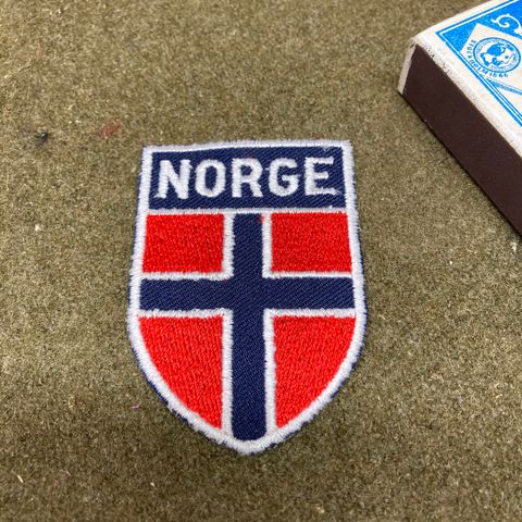 Norske flagg jakke merke…ubrukt