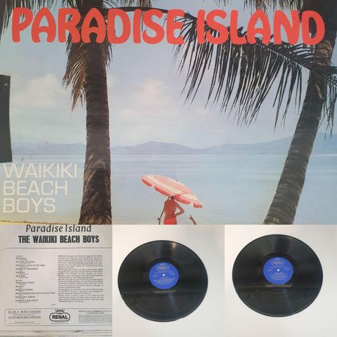 VINTAGE/RETRO LP-VINYL "PARADISE ISLAND/WAIKIKI BEACH BOYS 1976"