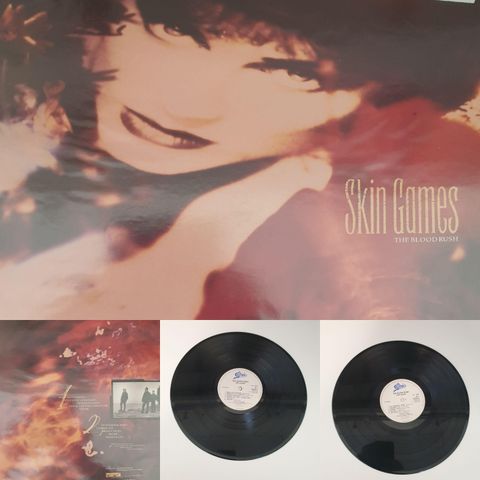 VINTAGE/RETRO LP-VINYL "SKIN GAMES/THE BLOOD RUSH 1989"