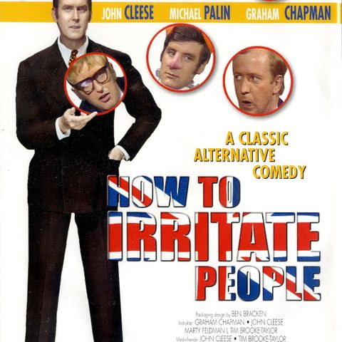 DVD - THE PEOPLE BEHIND MONTY HOW TO IRRITATE PEOLPLE NY I FORSEGLET FORPAKNING
