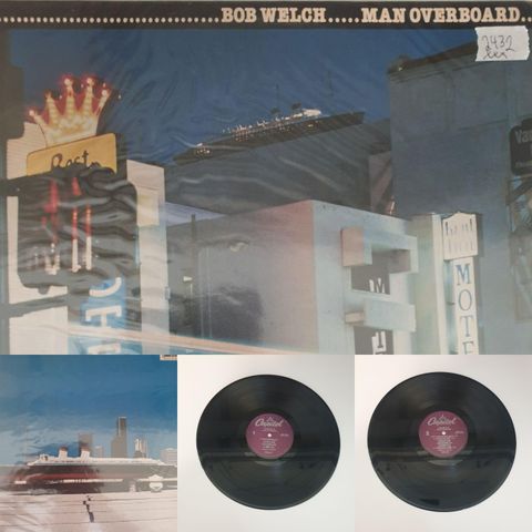 VINTAGE/RETRO LP-VINYL "BOBWELCH/MAN OVERBOARD 1980"