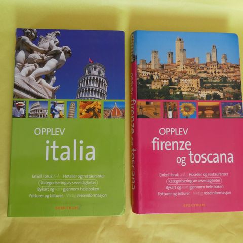 Reisehåndbøker: Italia, Firenze og Toscana