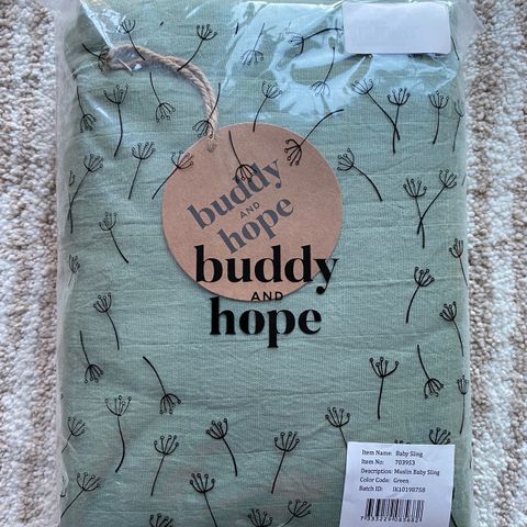 Grønn babyswing fra Buddy & Hope