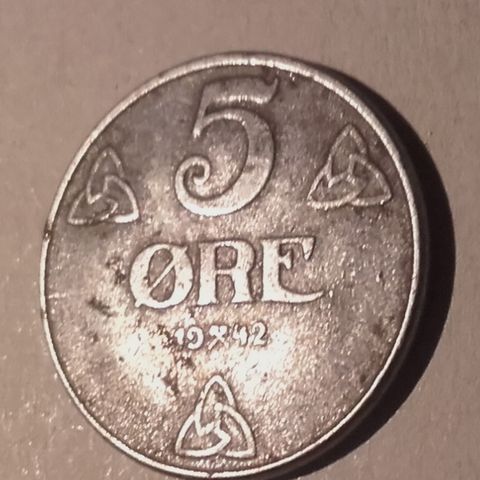 5 ØRE - 1942