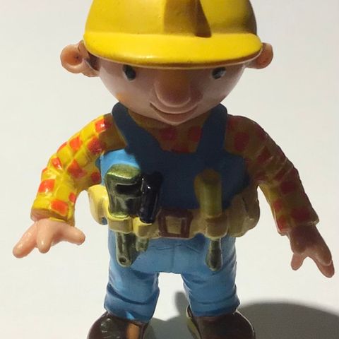 Byggmester Bob pvc figur fra 1998