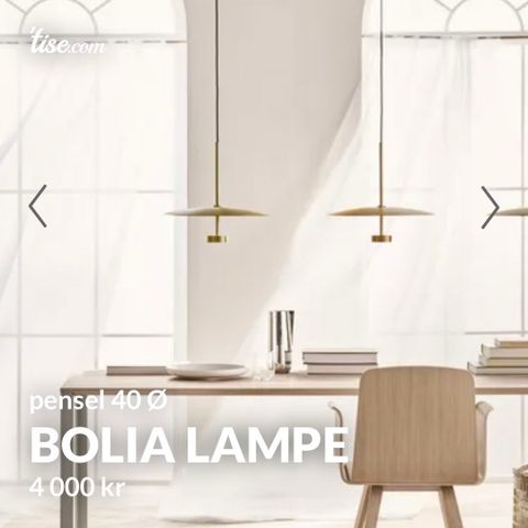 Bolia lampe 