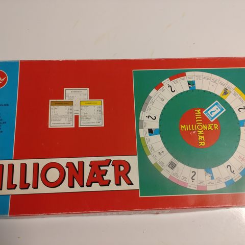 Milllionær Brettspill fra 1980-tallet