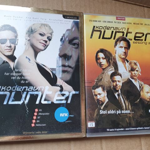 Kodenavn Hunter - Sesong 1 + 2 DVD Ane Dahl Torp Mads Ousdal