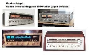 Stereo fra 70 tallet ønskes kjøpt
