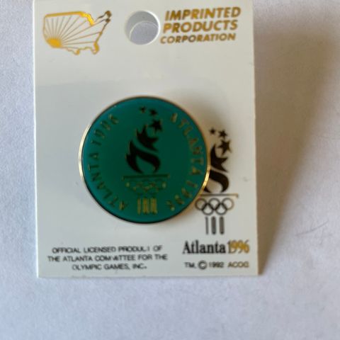 Atlanta pins 1996 OL 