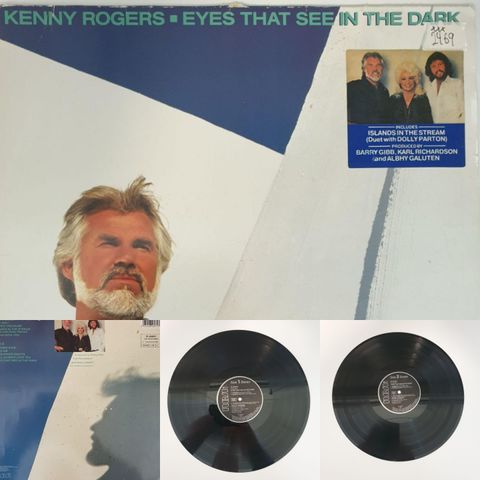 VINTAGE/RETRO LP-VINYL "KENNY ROGERS/EYES THAT SEE IN THE DARK 1983"