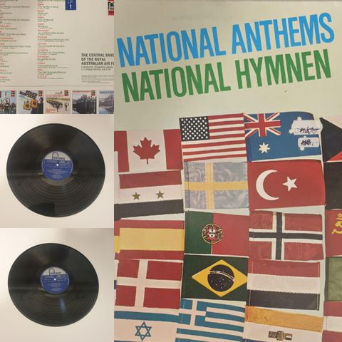 VINTAGE/RETRO LP-VINYL "NATIONAL ANTHEMS/NATIONAL HYMNEN "