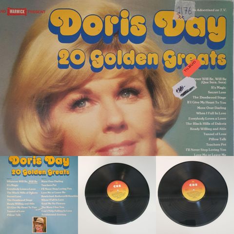 VINTAGE/RETRO LP-VINYL "DORIS DAY 20 GOLDEN GREATS 1978"