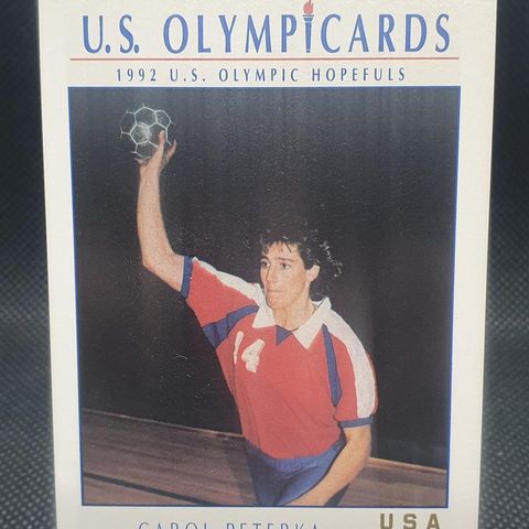 U.S. Olympicard 1992 - #81 Carol Peterka (Team Handball)