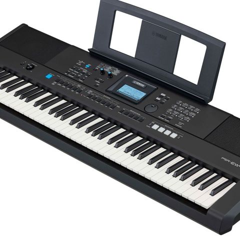 Yamaha PSR EW425 med 76 tangenter og ny pianolyd