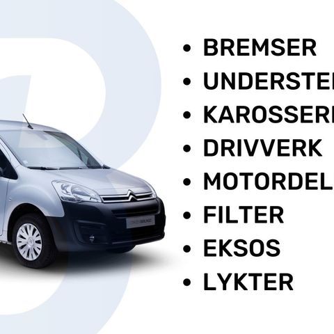 Citroen Berlingo/Peugeot Partner FRONTRUTE bremser