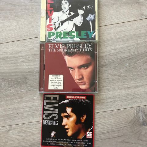 Elvis Presley 3 stk CD