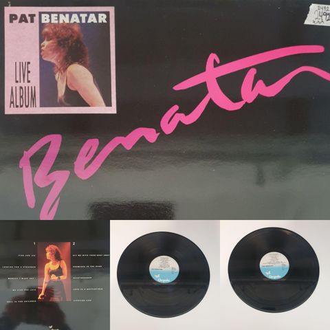 VINTAGE/RETRO LP-VINYL "PAT BENATAR/LIVE FROM EARTH 1983"