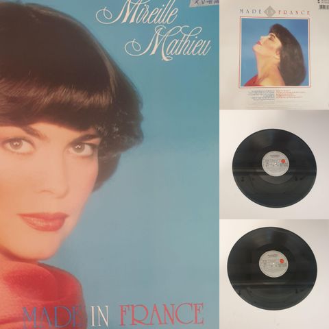 VINTAGE/RETRO LP-VINYL "MIREILLE MATHIEU/MAD MADE IN FRANCE 1986"