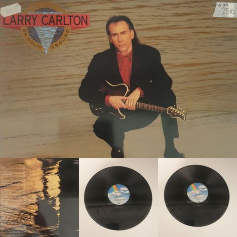 VINTAGE/RETRO LP-VINYL "LARRY CARLTON/ON SOLID GROUND 1989"