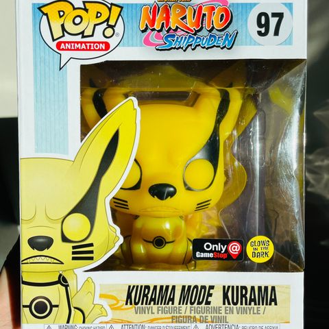 Funko Pop! Kurama (Kurama Mode) "GITD" | Naruto: Shippuden (97) GameStop Only