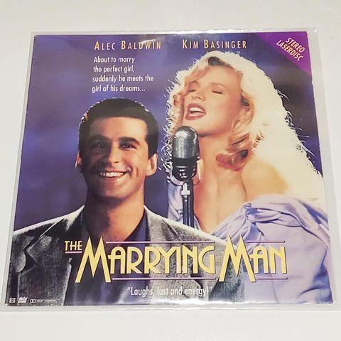 LASERDISC M/ PLASTLOMME.THE MARRYING MAN.