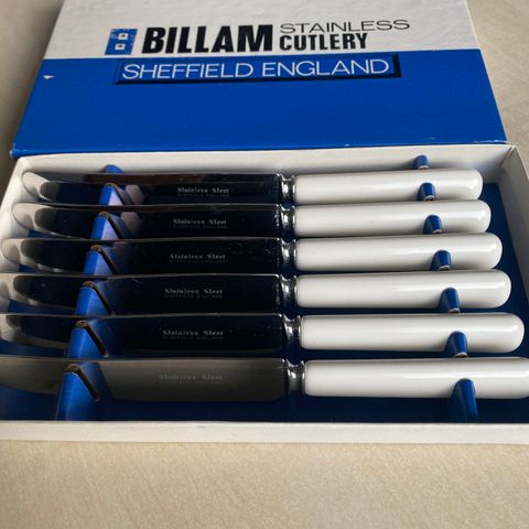Sheffield kniver Stainless Cutlery Billam