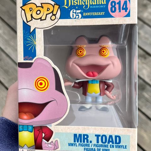 Funko Pop! Mr. Toad with Spinning Eyes | Disney Parks 65th Anniversary (814)