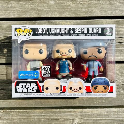 Funko Pop! Lobot, Ugnaught & Bespin Guard (3pk) | Star Wars | Excl. to Walmart