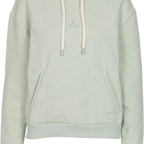 Holzweiler hoodie green mint melange hang on / hettegenser / grønn