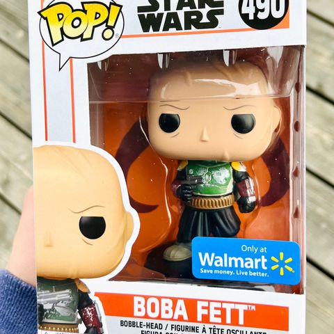 Funko Pop! Boba Fett (Unmasked) | Star Wars | The Mandalorian (490) EXC