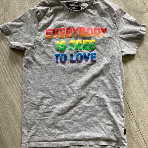 Indicode Pride T-skjorte str M Everybody is free to love