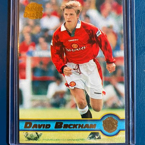 David Beckham Premier Gold 98 fotballkort