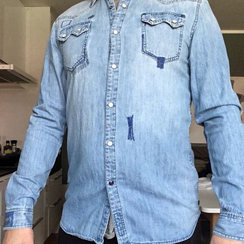 Scotch & Soda denim skjorte