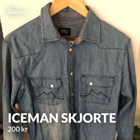 Iceman skjorte - str. M