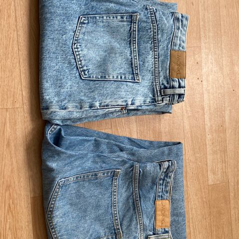 2 stk jeans fra monki str 32 og 31