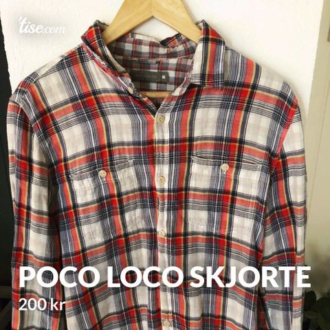 Poco Loco skjorte - str. M