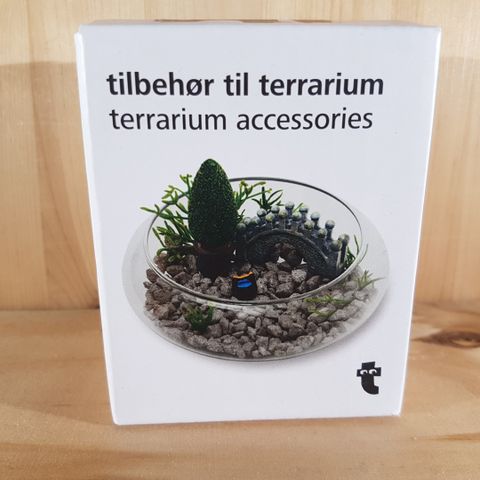 Terrarium Dekorasjon ny i esken