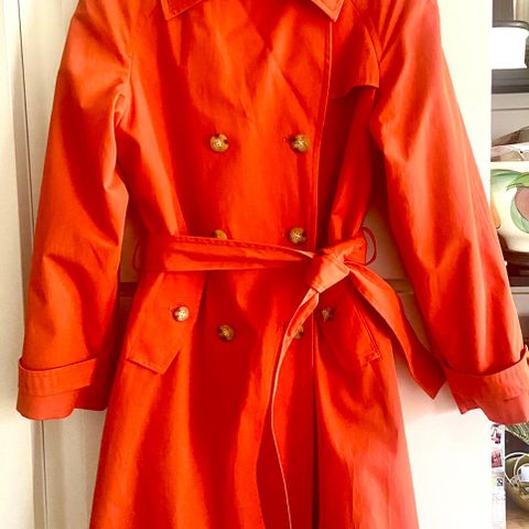 MiCHAEL KORS- Classic Orange Raincoat/Lining - M