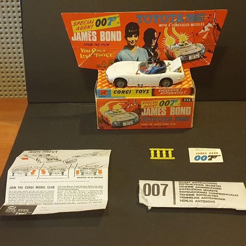 Corgi Toys 336 James Bond Toyota 2000GT