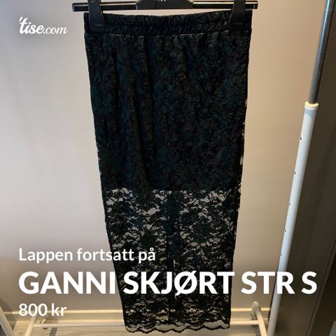 Ganni skjørt str S