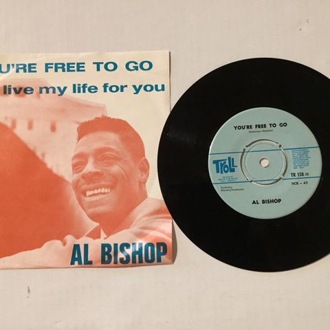 AL BISHOP / YOU'RE FREE TO GO - 7" VINYL SINGLE (FRONTFIGUR I DEEP RIVER BOYS)